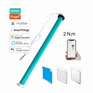 2N Strong Smart Curtain Motor - WiFi/Matter/Thread, 38mm Tube Heavy-Duty