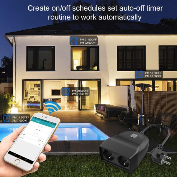 Outdoor Smart Plug with Socket OP002 - Image 3