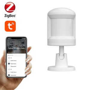 Tuya Zigbee PIR Motion Sensor - Wireless Security Detector for Alarm Systems