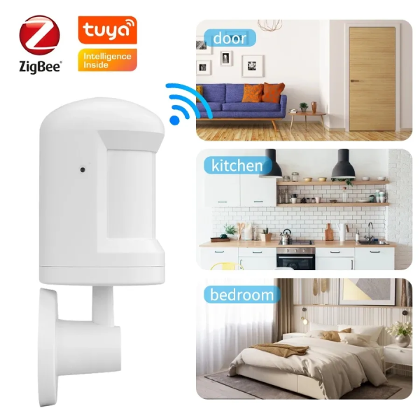 Tuya Zigbee PIR Motion Sensor - Wireless Security Detector for Alarm Systems - Image 2