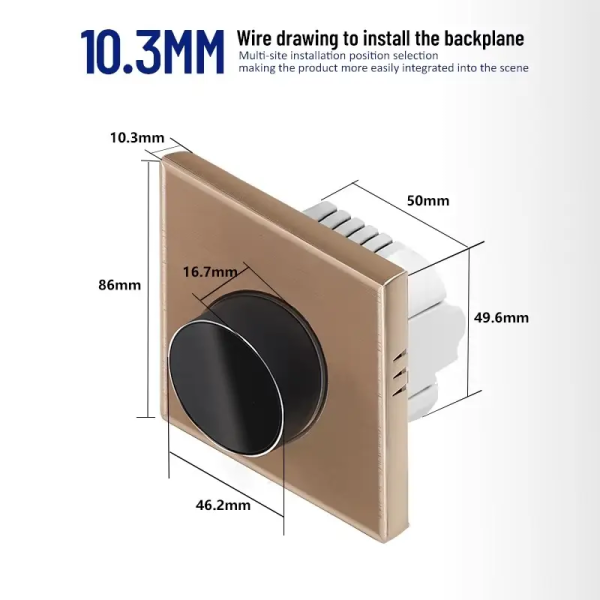 Tuya WiFi Smart Thermostat - Knob Control for HVAC & Floor Heating - Image 2
