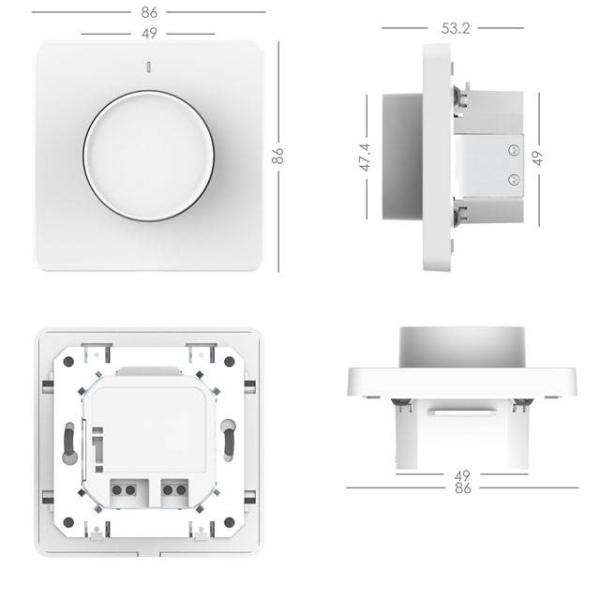 Tuya Zigbee/WiFi Smart Dimmer - Rotary Timer & Slide Control for LED Lights (110V/220V) - Image 2