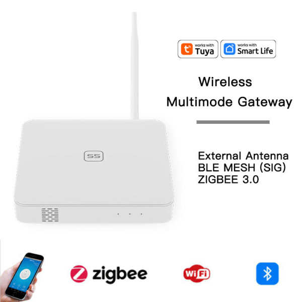 Tuya Multi-Mode Hub - Zigbee 3.0 & BLE MESH Gateway w/ Global Adapters - Image 2