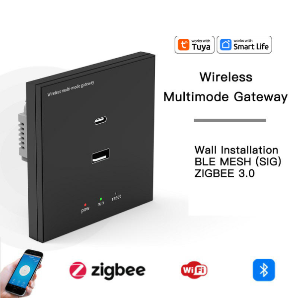 Tuya Multi-Mode Hub - Zigbee 3.0 & BLE MESH Wall-Mounted Gateway