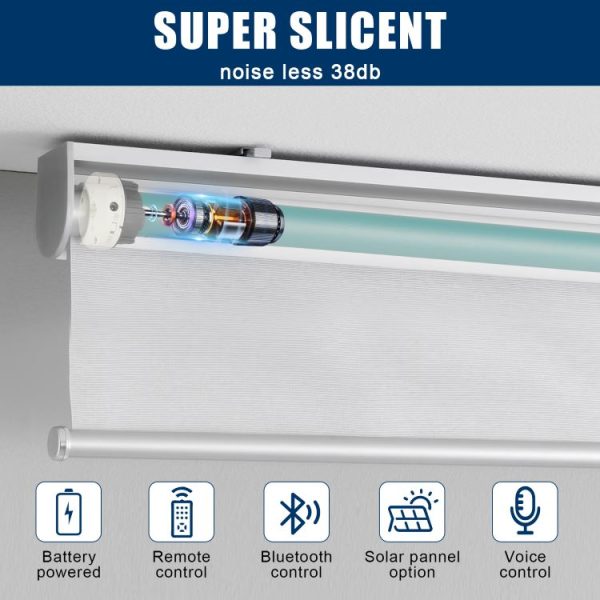Tuya 25mm Tubular Motor - WiFi/Zigbee Battery Blind Motor for Pleated/Venetian/Roller (<2.5m) - Image 2