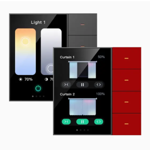 Tuya Radar Scene Control Panel – 8-Scene Smart Wall Switch with Presence Detection