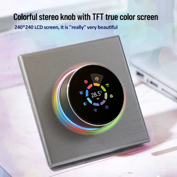 Tuya WiFi Smart Thermostat - Knob Control for HVAC & Floor Heating - Image 3