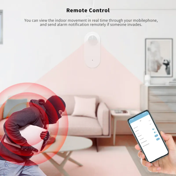 Tuya WiFi PIR Motion Sensor - Wireless Indoor Security Detector - Image 3