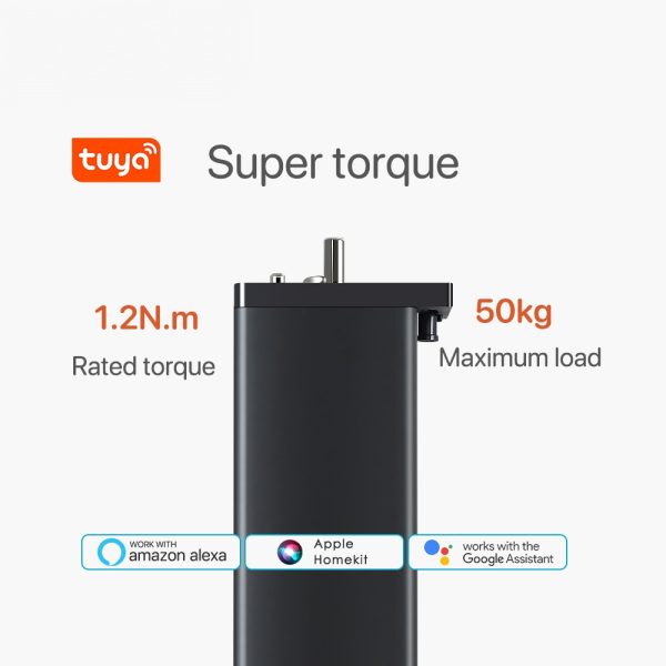 Black Electric Curtain Track Motor - Image 3