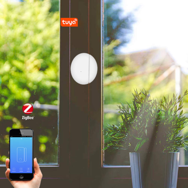Tuya Zigbee Window/Door Sensor - Alexa/Google Security Contact Alarm - Image 3