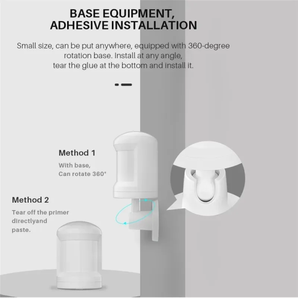 Tuya Zigbee PIR Motion Sensor - Wireless Security Detector for Alarm Systems - Image 4