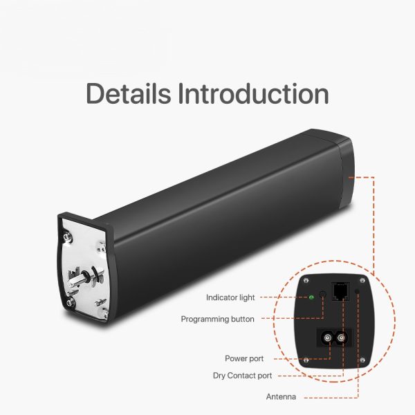 Black Electric Curtain Track Motor - Image 4