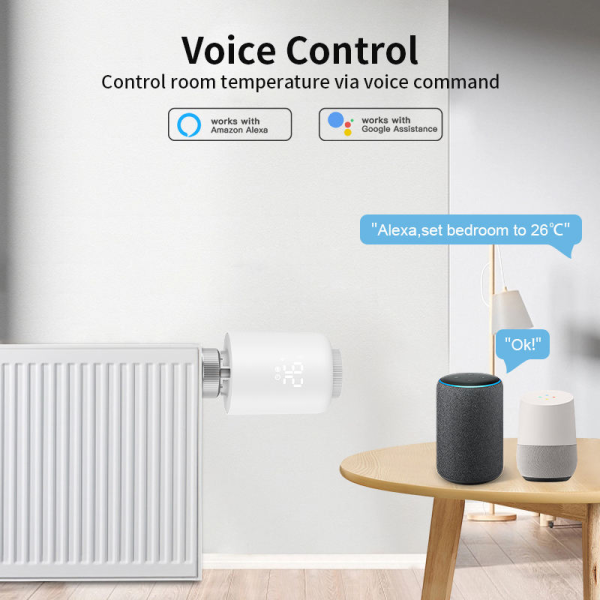 Tuya ZigBee Smart TRV Thermostat - Programmable Radiator Valve & Floor Heating Controller - Image 4