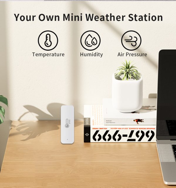 Tuya Zigbee Climate Sensor - Wireless Temp/Humidity Monitor w/ Alexa/Google - Image 2