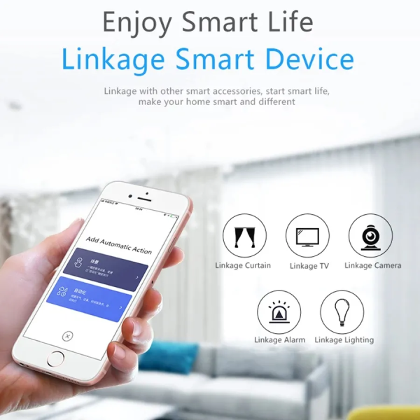 Tuya Motion Sensor - Zigbee/WiFi PIR Alarm, Google Home & Smart Life - Image 5