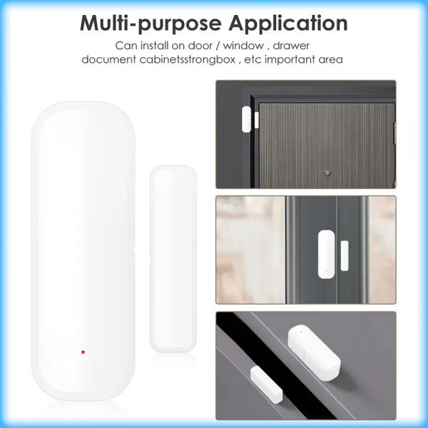 Tuya WiFi Smart Door/Window Contact Sensor for Home Security - Image 5
