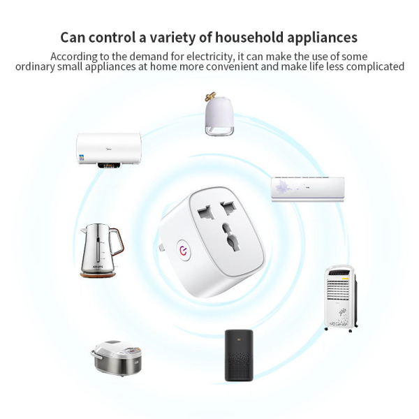 Tuya 16A Smart Travel Adapter - Universal WiFi Plug w/ Alexa/Google (100-240V) - Image 5