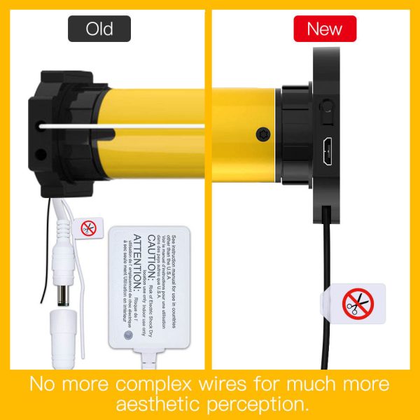 Tuya Zigbee 35mm Tubular Motor - Smart Roller Shade Motor for 35mm Tubes - Image 5