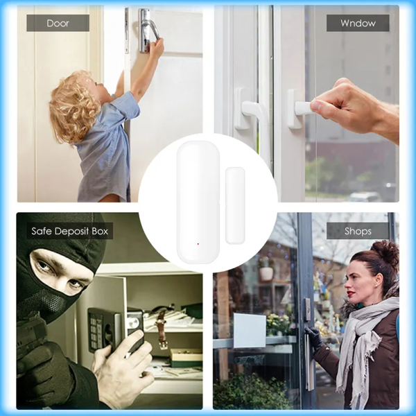Tuya WiFi Smart Door/Window Contact Sensor for Home Security - Image 6