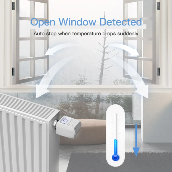 Tuya WiFi/ZigBee Smart Thermostatic Radiator Valves & Underfloor Controller - Image 6
