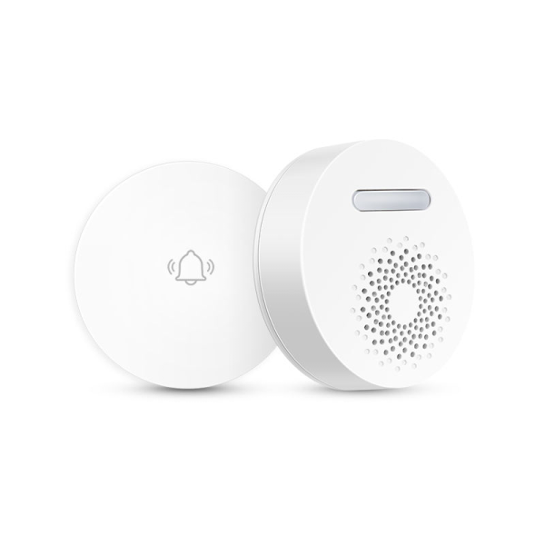 Self-Powered 433MHz Wireless Doorbell System with Strobe Alarm & Detectors