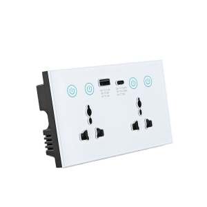 Tuya Smart Plug with USB-C/USB-A & Voice Control - 10A Timer Outlet