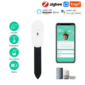 ZigBee 3.0 Smart Soil Moisture & Temperature Sensor with Voice
