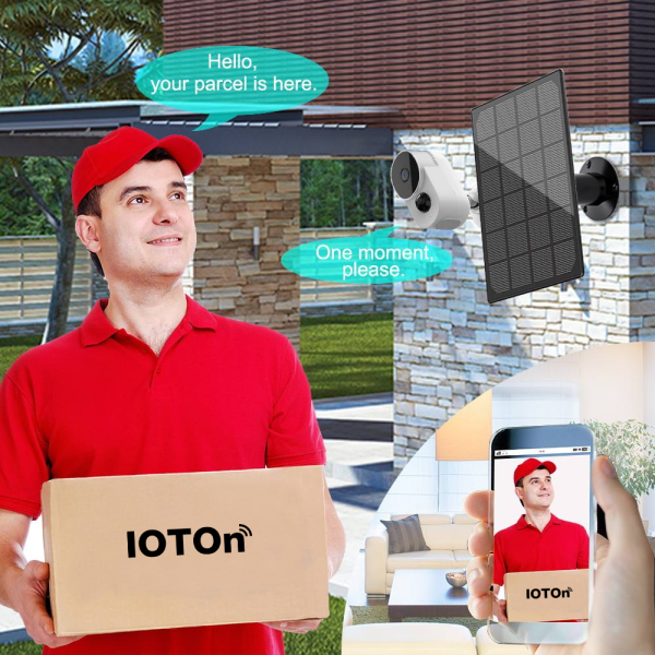 Tuya Solar-Powered 1080P Outdoor Camera with Night Vision & Cloud Storage - Image 3