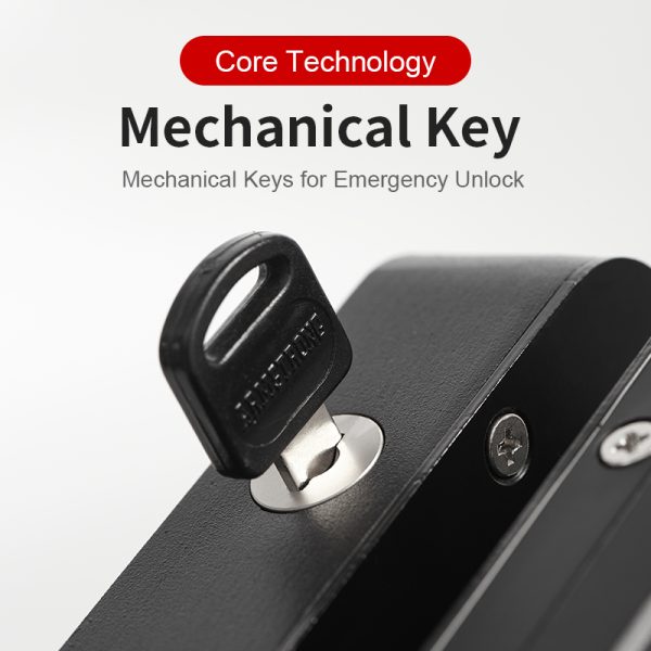 Biometric & IC Card Smart Lock with Remote Access for Steel Security Doors - Image 3