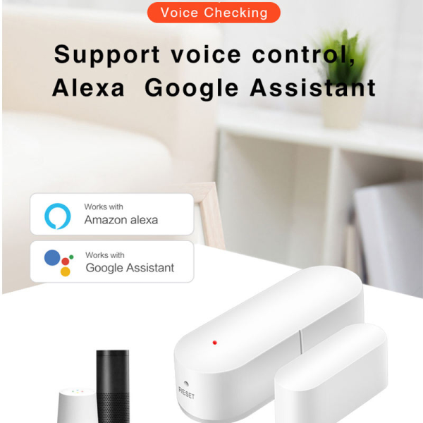 Tuya Wireless Smart Contact Sensor for Doors/Windows with Alexa & App Alerts - Image 3