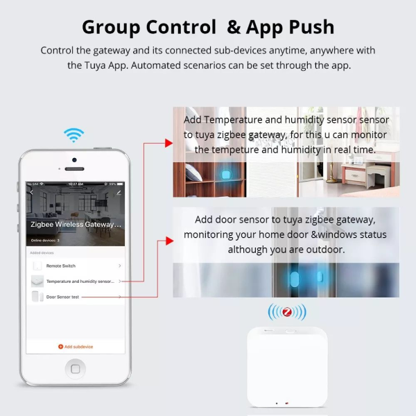 Tuya Zigbee+BLE Hub - Multi-Mode Gateway for Alexa/Google Smart Home - Image 4