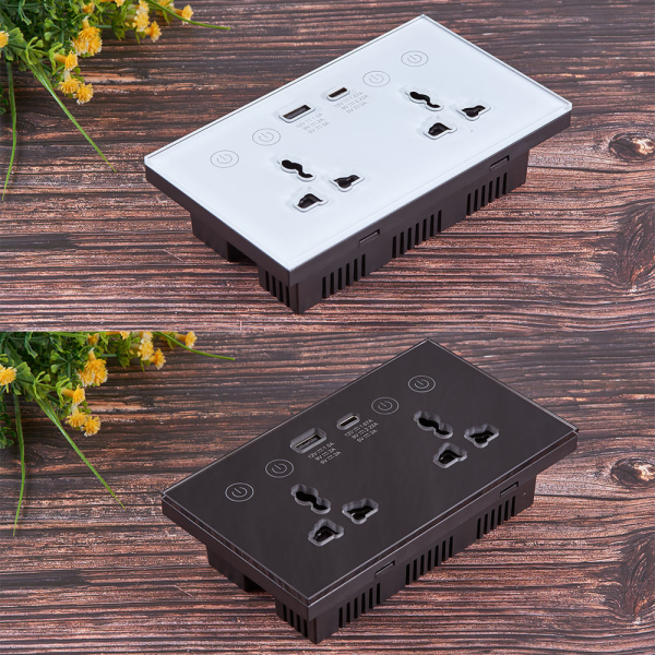 Tuya Smart Plug with USB-C/USB-A & Voice Control - 10A Timer Outlet - Image 4