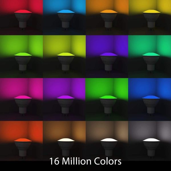 Tuya WiFi GU10 RGB Bulb - 5W/7W, 16M Colors, Voice & App Control - Image 5