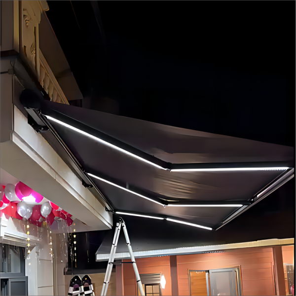 Automatic Retractable Outdoor Awning with Cassette Sun Shade - Image 4