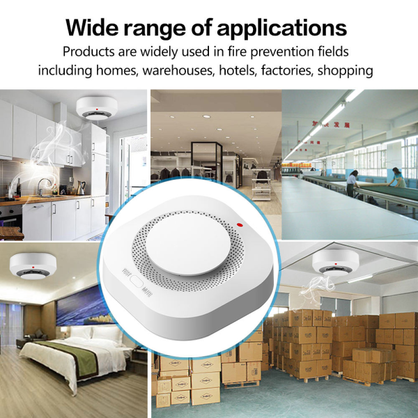 Tuya WiFi Smoke & Fire Alarm - Wireless Detector w/ App Alerts & 85dB Siren - Image 4