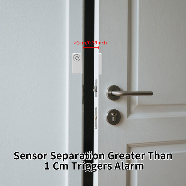 Tuya WiFi Door/Window Sensor with Alarm & Smart Home Integration - Image 5