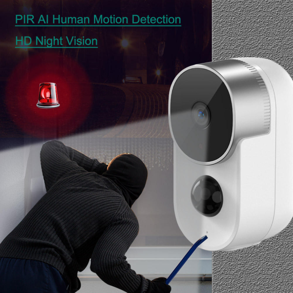 Tuya Solar-Powered 1080P Outdoor Camera with Night Vision & Cloud Storage - Image 5