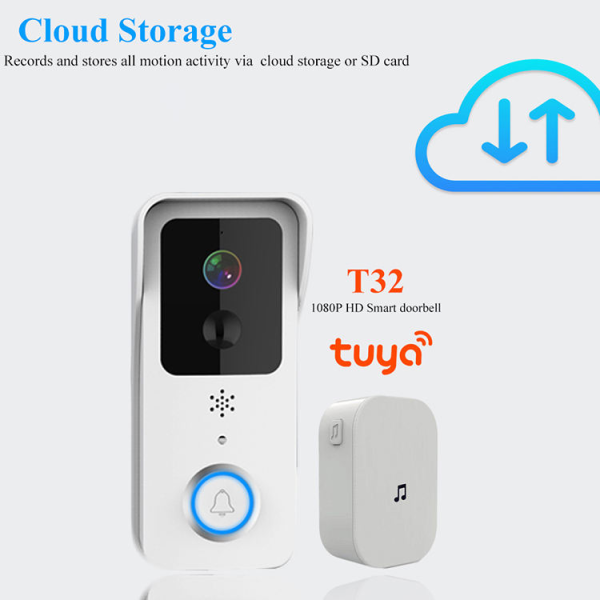 Smart WiFi Video Doorbell for Glass Doors – 1080P, Waterproof & Motion Detection - Image 5