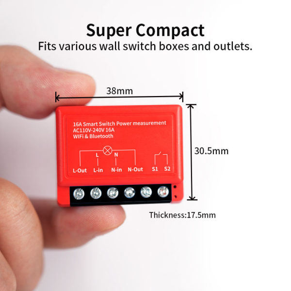 Dry Contact WiFi Smart Relay with Power Monitoring & Voice Control - Image 6
