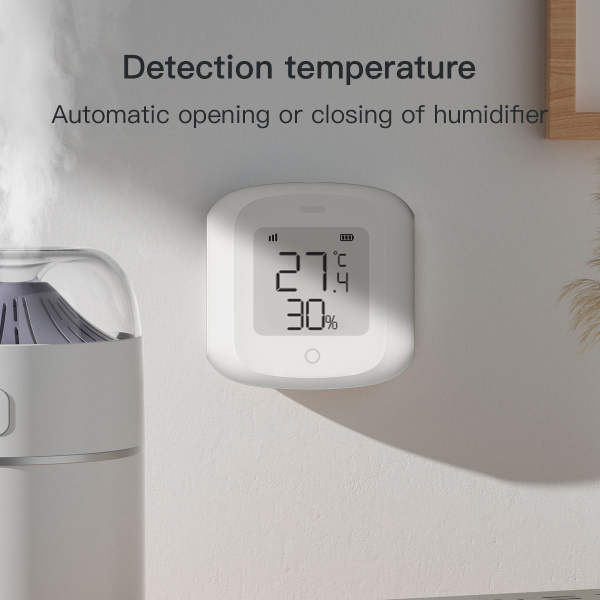 Tuya Mini Smart Sensor with LCD - WiFi/Zigbee Temp & Humidity Monitor for Android/iOS - Image 6