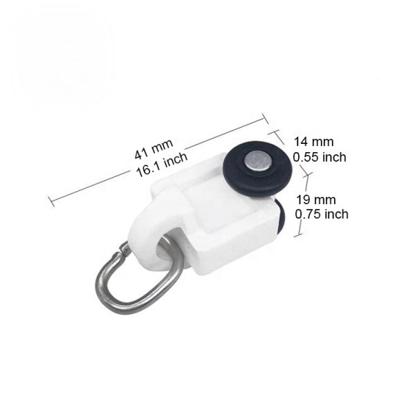 Smart Home Automatic Curtain Rail Track with Black Rubber Runner - Image 5