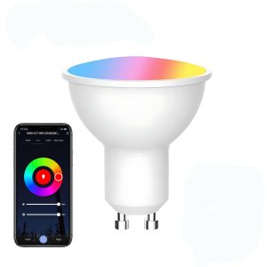 Tuya WiFi GU10 RGB Bulb - 5W/7W, 16M Colors, Voice & App Control