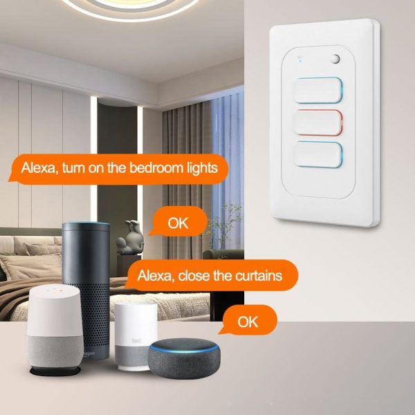 Smart Home WIFI Light Switch, 1/2/3/4 Gang, Tuya Compatible - Image 3
