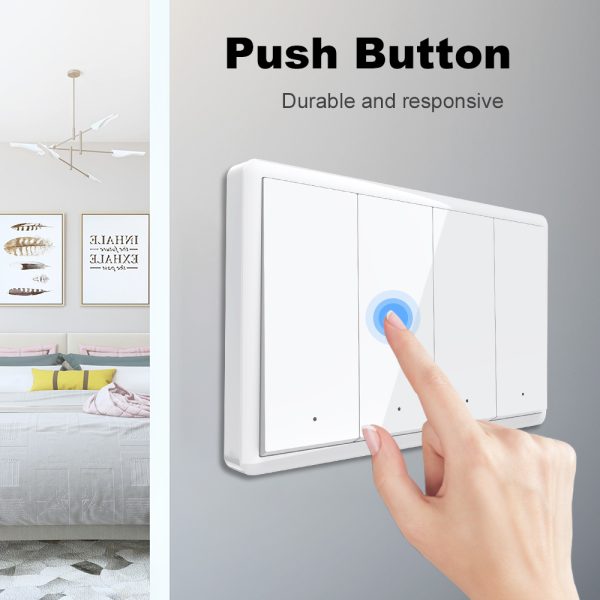 US Smart Alexa WiFi Matter Light Switch with Tuya/Smart Life App Control - Image 4