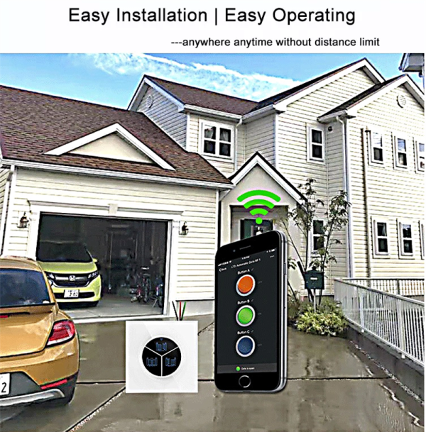 Tuya WiFi Control Gate Opener Switch for Swing Auto Doors - Image 2