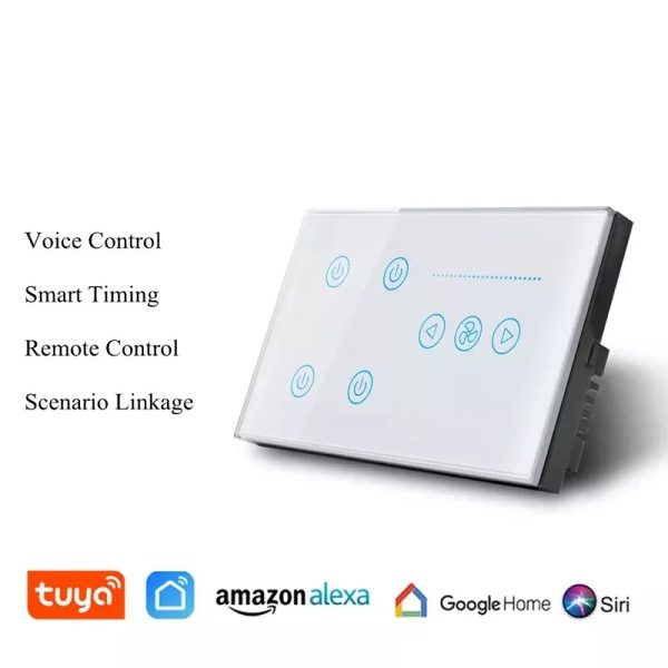 Tuya WiFi Ceiling Fan Speed Control with Timer and Power Monitor for Middle East & Pakistan - Image 4