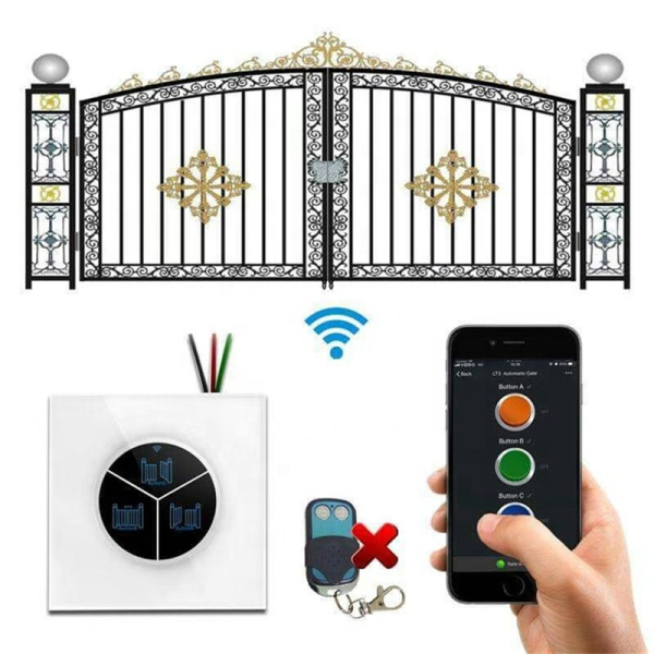 Tuya WiFi Control Gate Opener Switch for Swing Auto Doors - Image 3