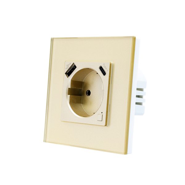Tuya WiFi EU Smart Wall Socket with USB-C, 16A 3500W, Compatible with Google Home and Alexa - Image 5