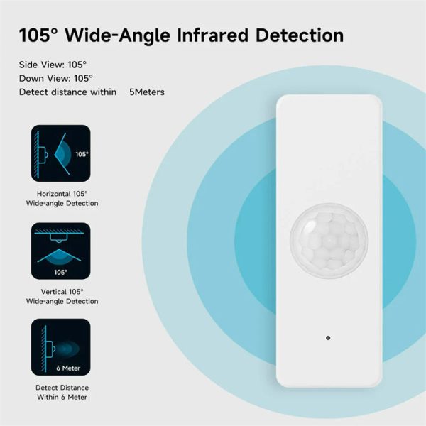 WiFi & Zigbee Smart PIR Motion Sensor Mini Movement Detector - Image 2