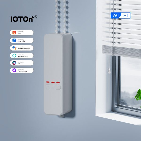 Tuya APP Controlled Smart Roller Shades Motorized Curtain Motor
